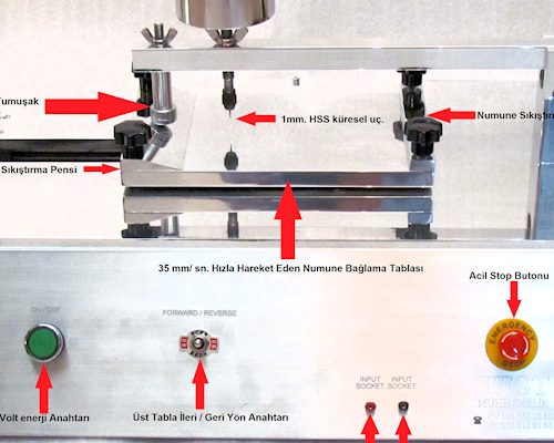 Boya Çizme Testi Cihazı